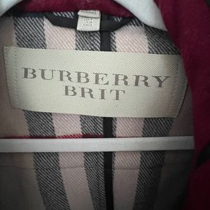 Burberry Brit Blackwell Wool Toggle Coat